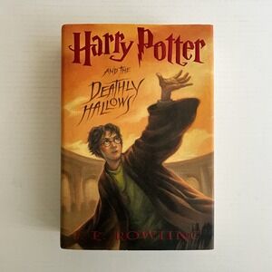 Harry Potter & the Deathly Hallows HC DJ First Edition 2007 ERROR 759 Page RARE